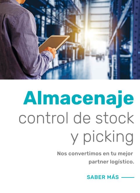 Almacenaje, control de stock y picking